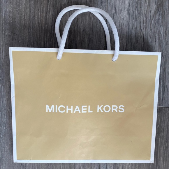 MK MICHAEL KORS LEATHER PURSE Crossbody gold chain - Picture 9 of 12